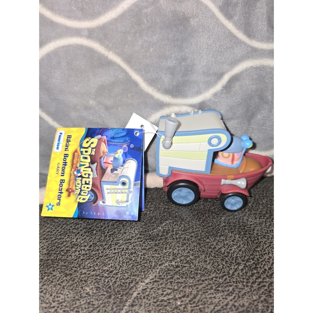 Spongebob Movie Bikini Bottom Boater MR. KRABS & GARY Plus Boats NEW